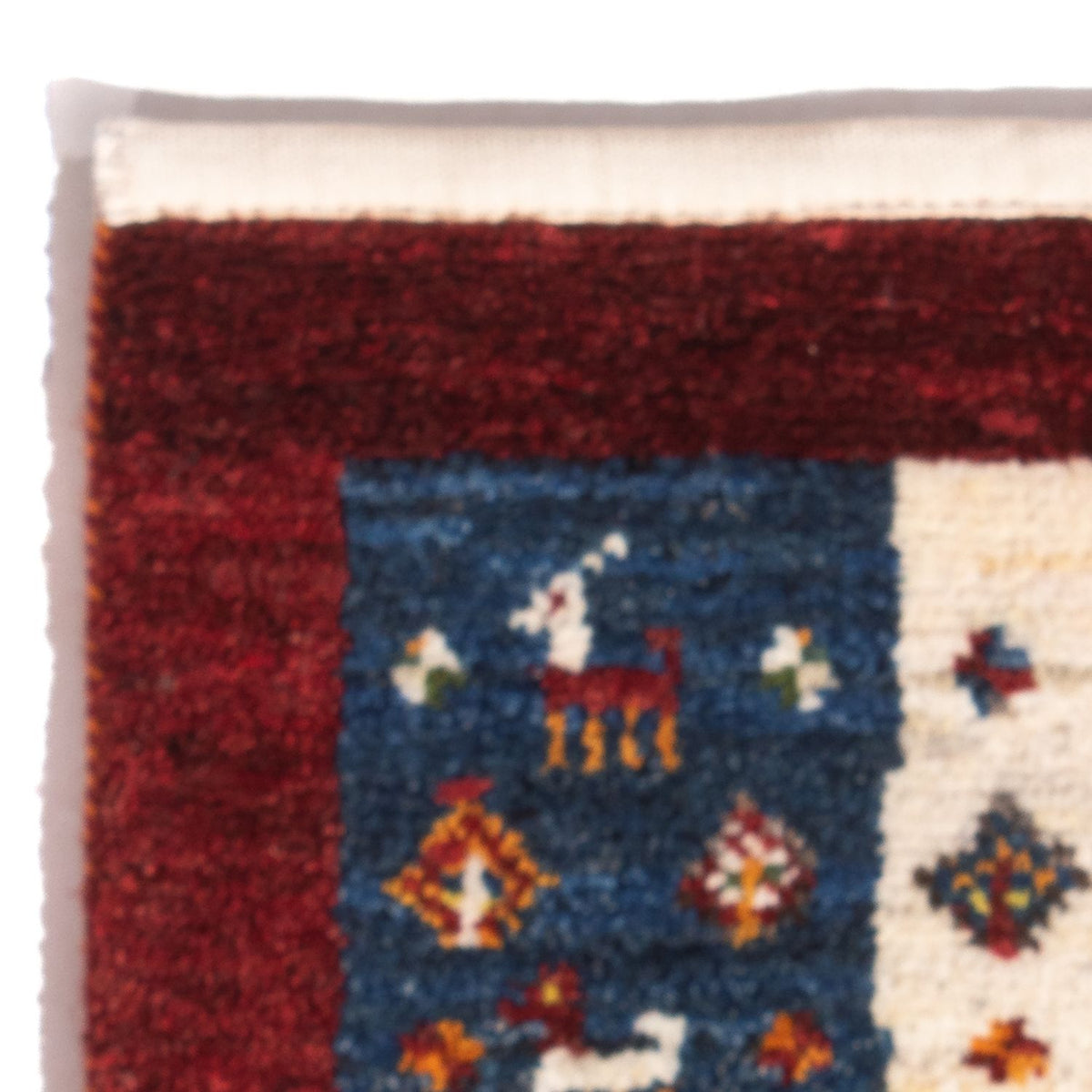 Tappeto Gabbeh - Persero - 60 x 40 cm - multicolore
