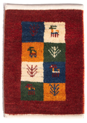 Tappeto Gabbeh - Persero - 60 x 40 cm - multicolore