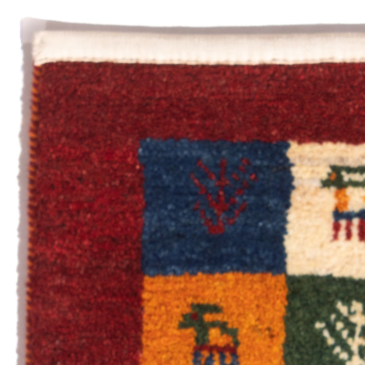 Tappeto Gabbeh - Persero - 60 x 40 cm - multicolore