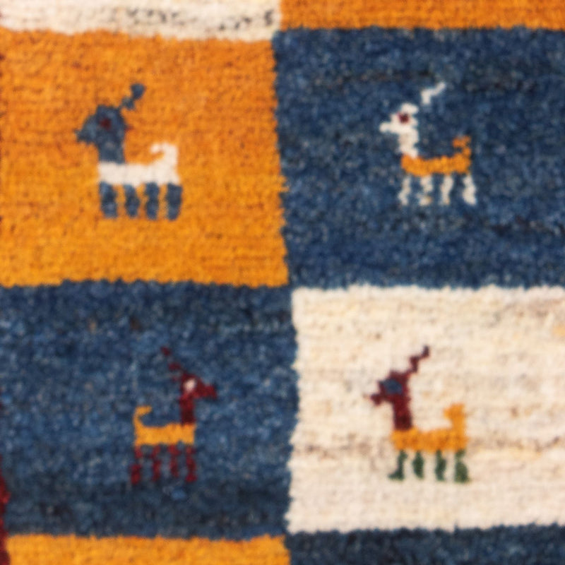 Tappeto Gabbeh - Persero - 60 x 40 cm - multicolore