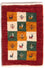 Tappeto Gabbeh - Persero - 60 x 40 cm - multicolore