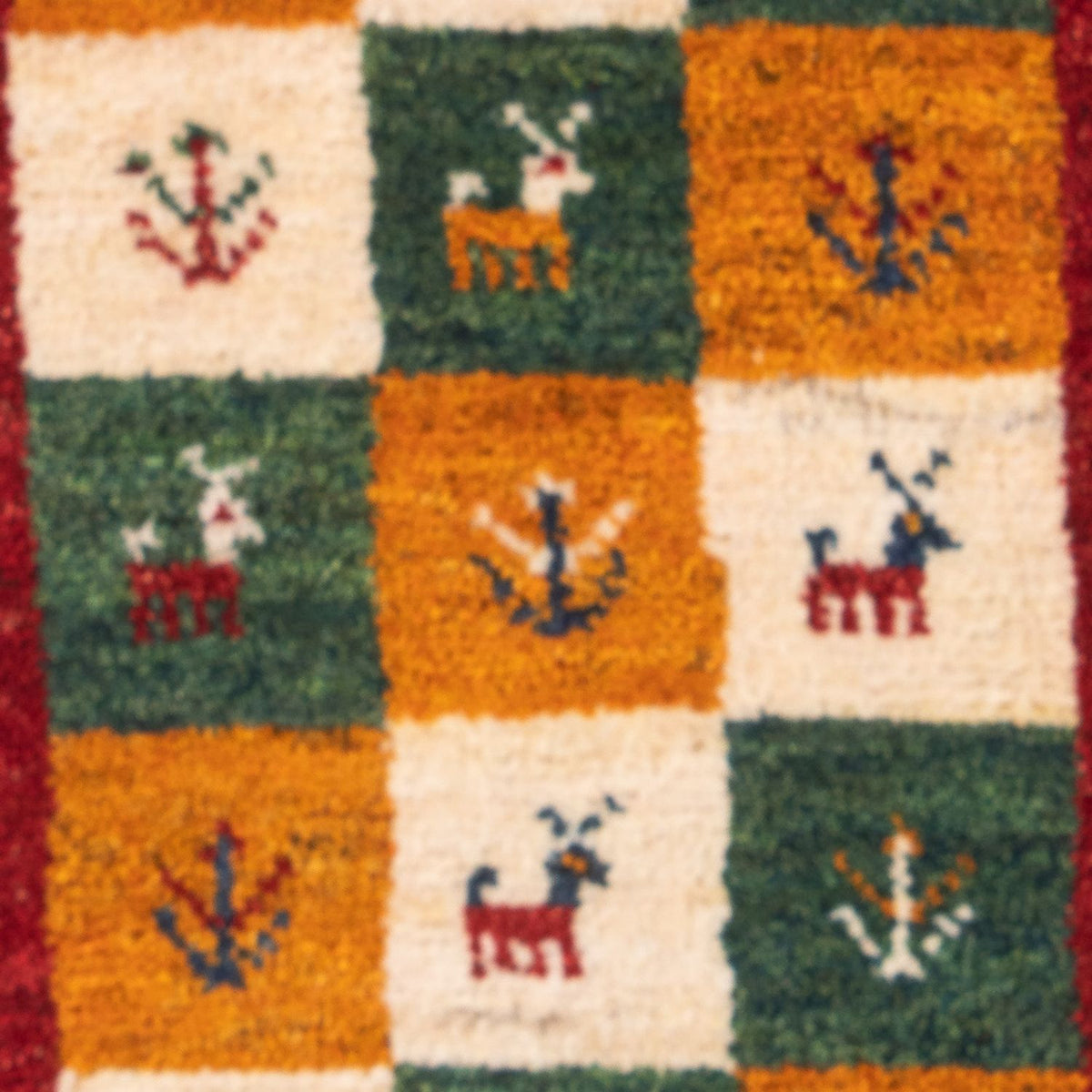 Tappeto Gabbeh - Persero - 60 x 40 cm - multicolore
