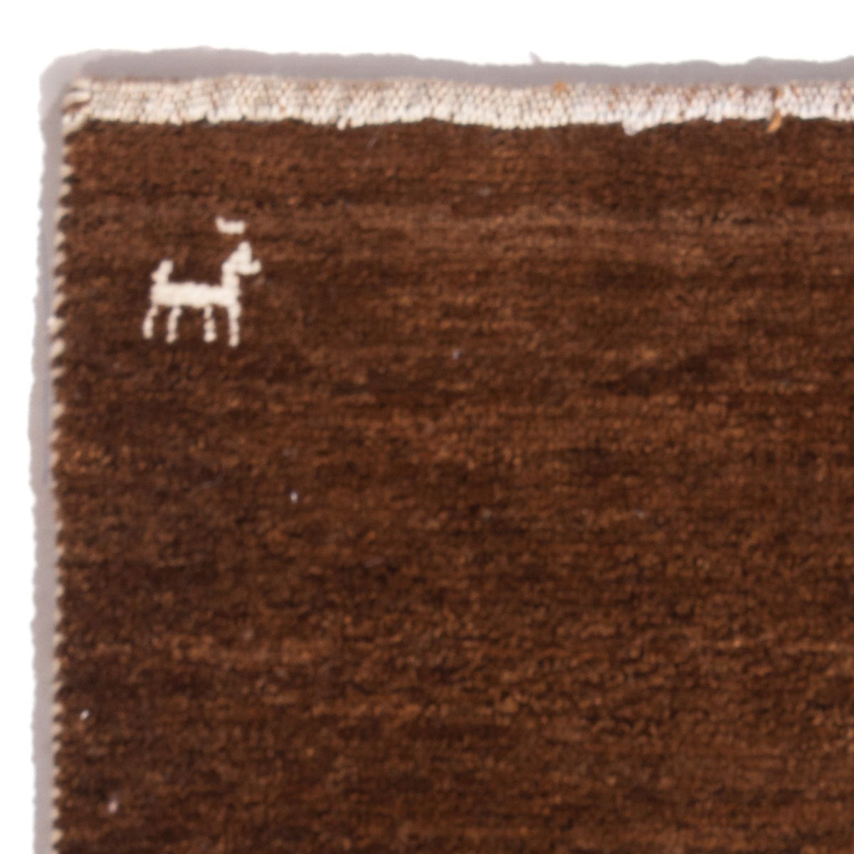 Tappeto Gabbeh - Persero - 60 x 40 cm - cammello scuro