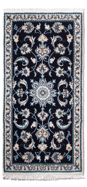 Tappeto Persero - Nain - 136 x 68 cm - blu scuro