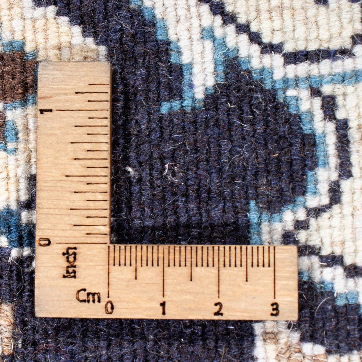Tappeto corsia Tappeto Persero - Nain - 200 x 79 cm - blu scuro