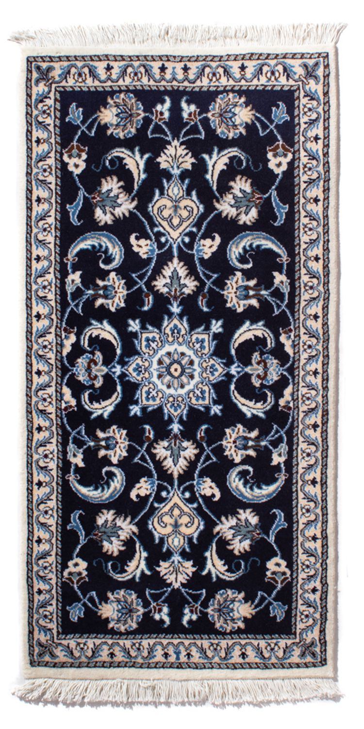 Tappeto Persero - Nain - 140 x 68 cm - blu scuro