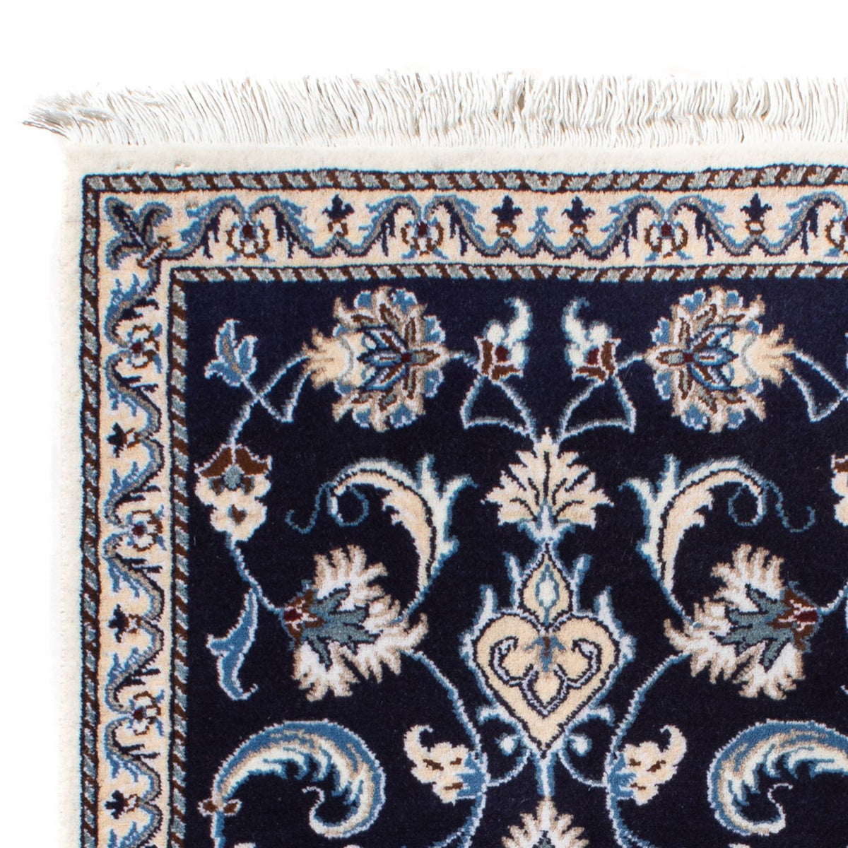 Tappeto Persero - Nain - 140 x 68 cm - blu scuro