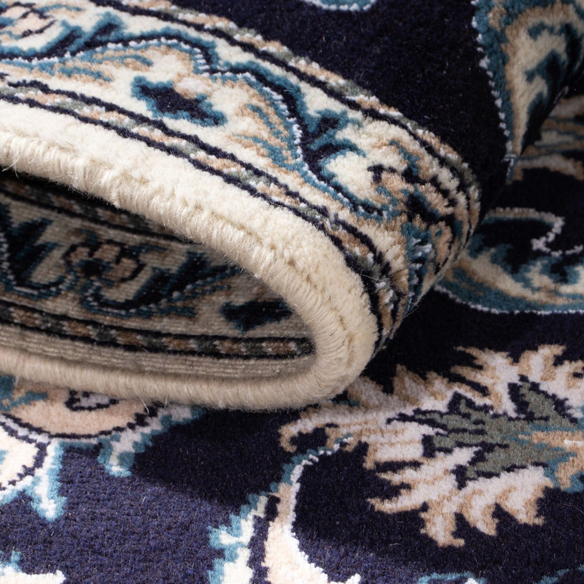 Tappeto Persero - Nain - 141 x 72 cm - blu scuro