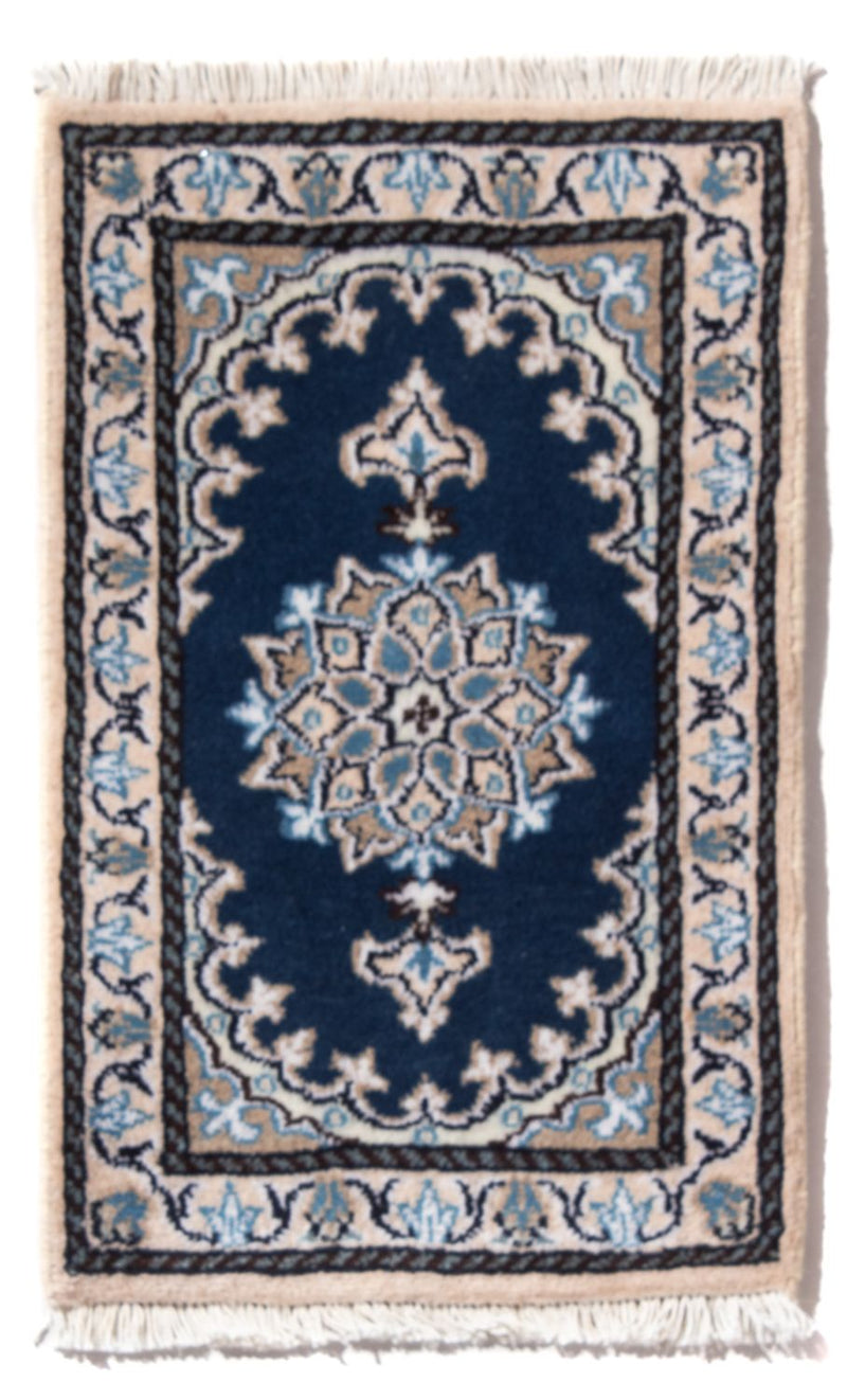 Tappeto Persero - Nain - 60 x 40 cm - blu scuro