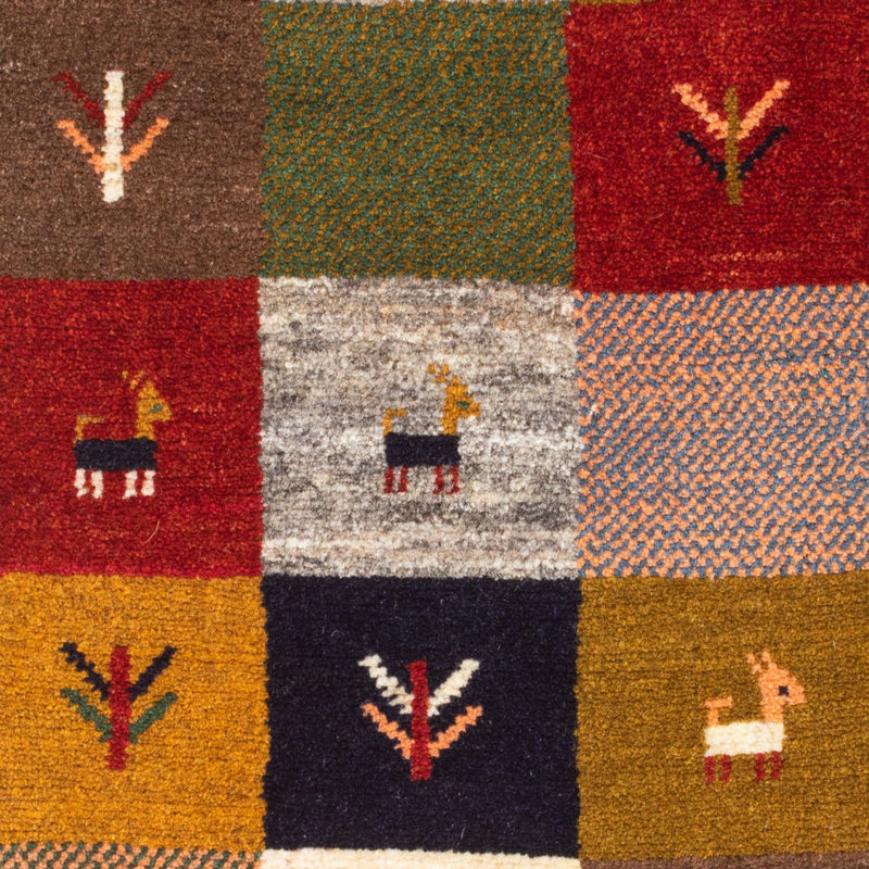 Tappeto Gabbeh - Persero - 116 x 78 cm - multicolore