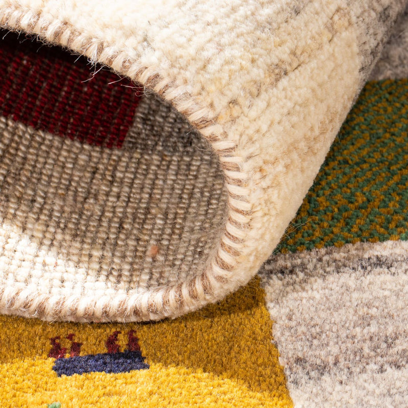 Tappeto Gabbeh - Persero - 116 x 78 cm - multicolore