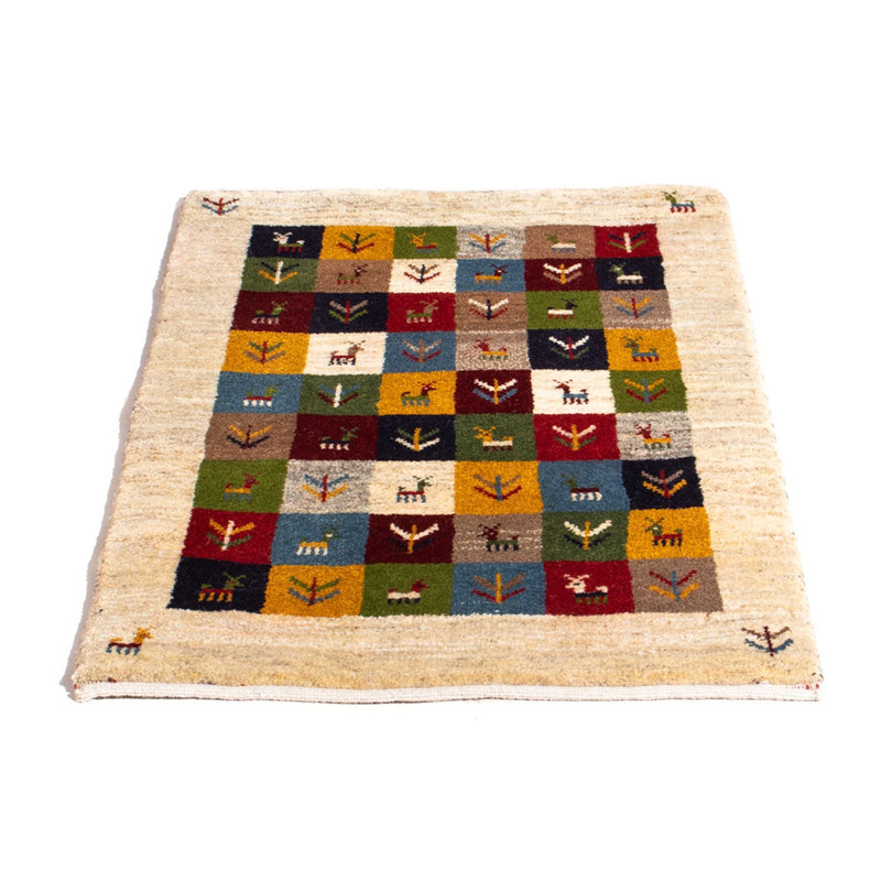 Tappeto Gabbeh - Persero - 90 x 62 cm - multicolore