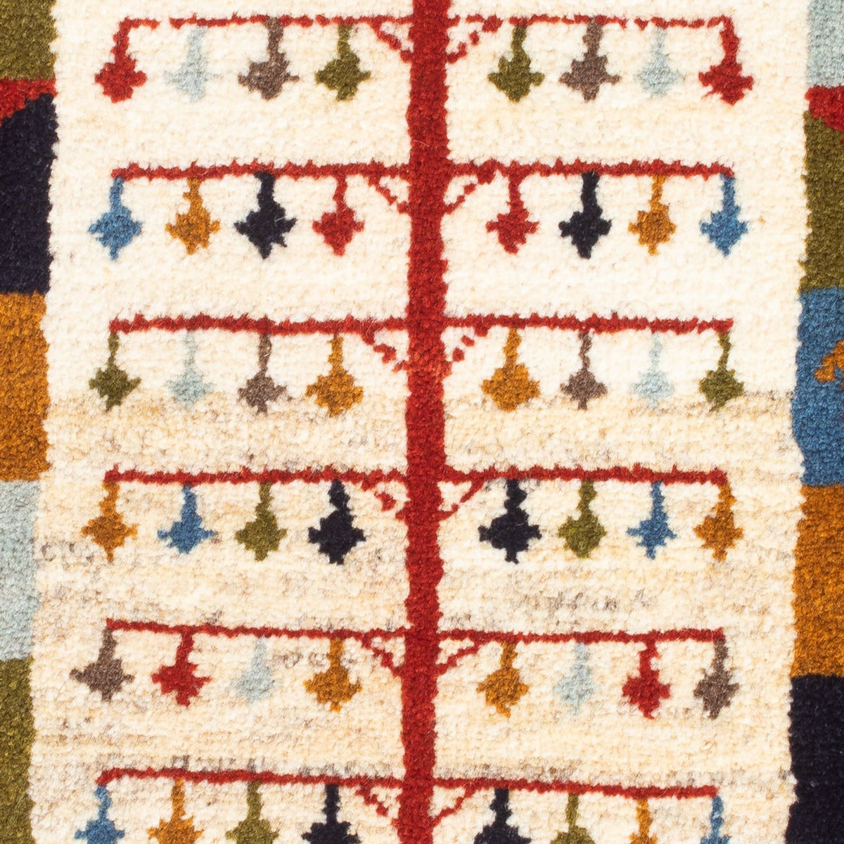 Tappeto Gabbeh - Persero - 88 x 61 cm - multicolore