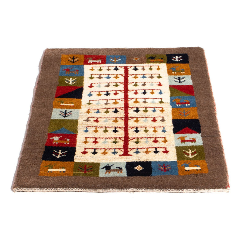 Tappeto Gabbeh - Persero - 88 x 61 cm - multicolore