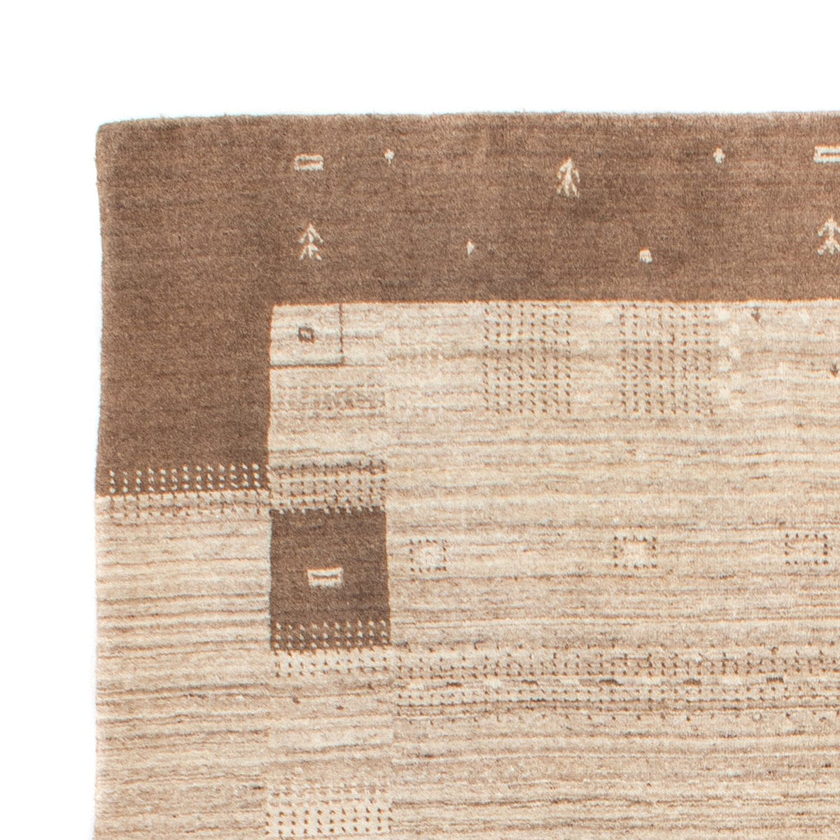 Tappeto Gabbeh - Loribaft Softy - 198 x 126 cm - beige
