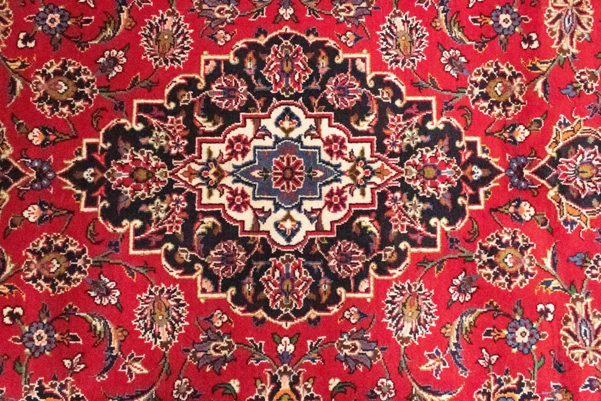 Tappeto Persero - Keshan - 303 x 202 cm - rosso