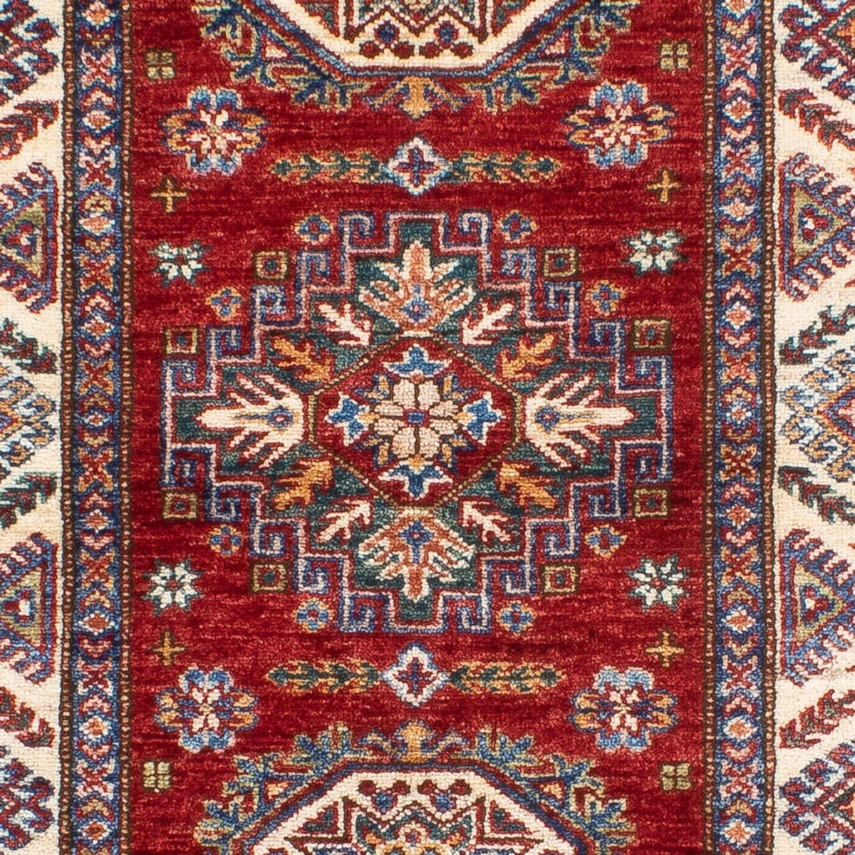 Tappeto corsia Tappeto Ziegler - Kazak - 203 x 81 cm - rosso