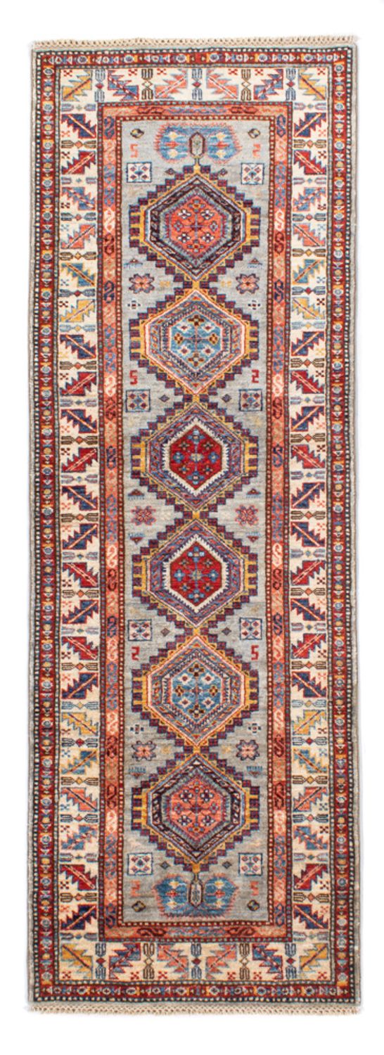 Tappeto corsia Tappeto Ziegler - Kazak - 228 x 74 cm - blu chiaro