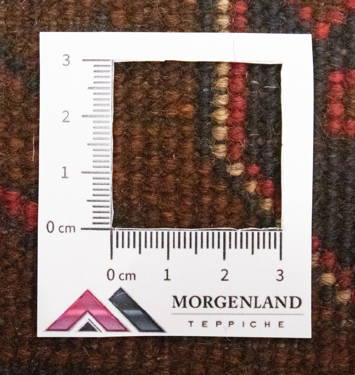 Tappeto corsia Tappeto afgano - Kunduz - 295 x 75 cm - rosso