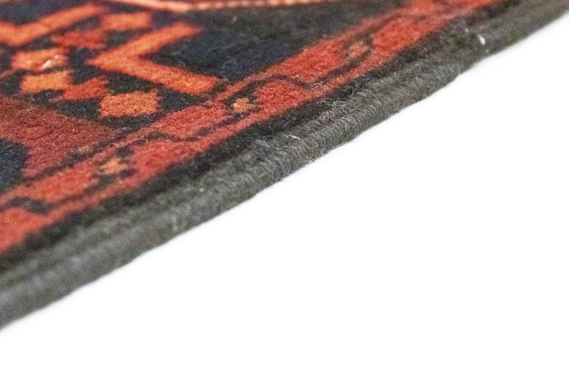 Tappeto corsia Tappeto afgano - Kunduz - 288 x 78 cm - rosso