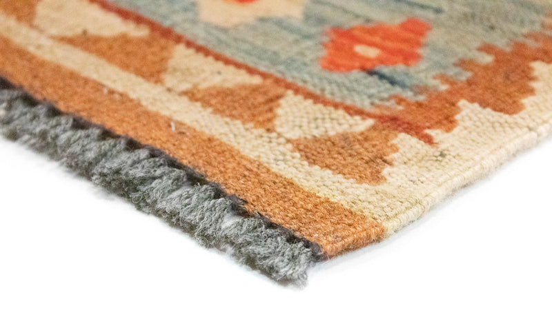 Tappeto corsia Tappeto Kelim - Orientale - 395 x 84 cm - marrone