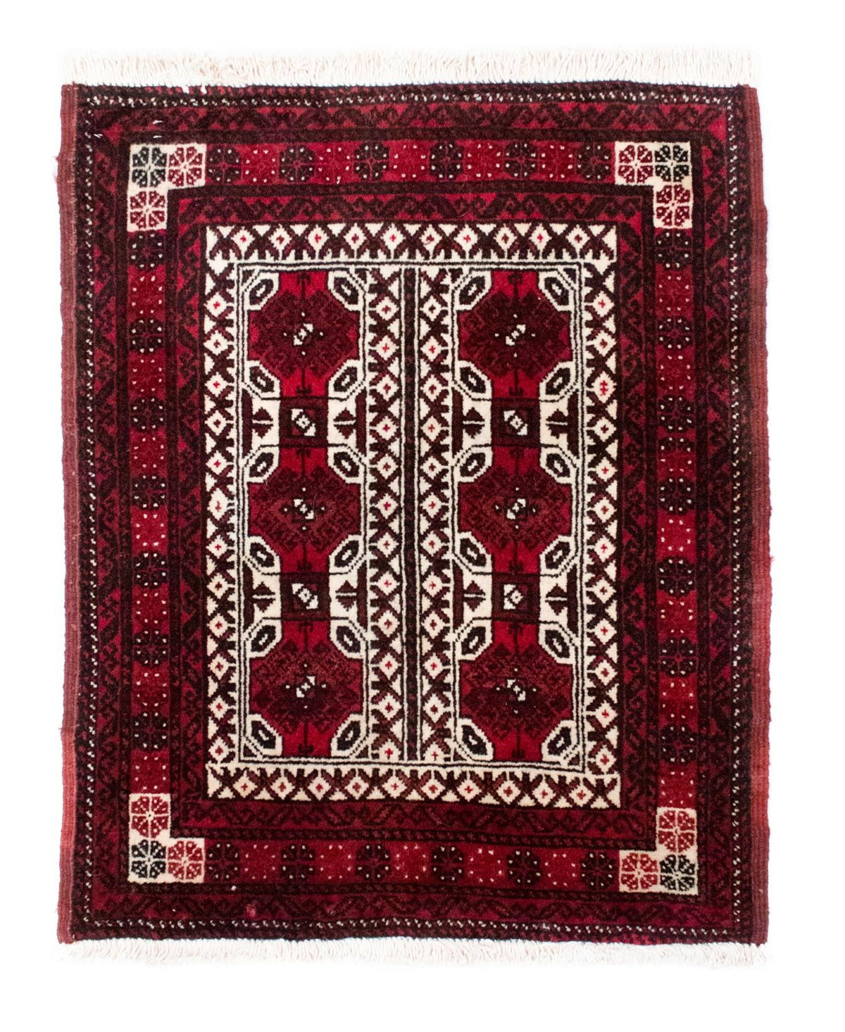 Tappeto Belutsch - 78 x 63 cm - rosso