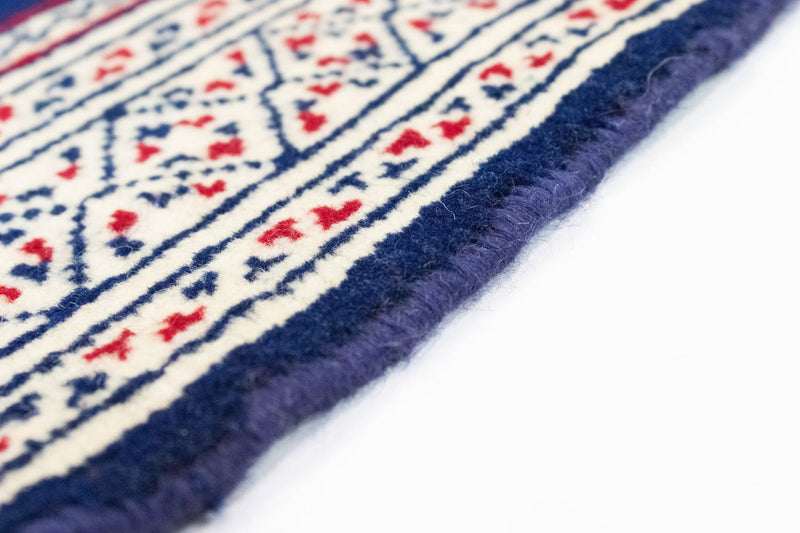 Tappeto Turkaman - 88 x 62 cm - blu