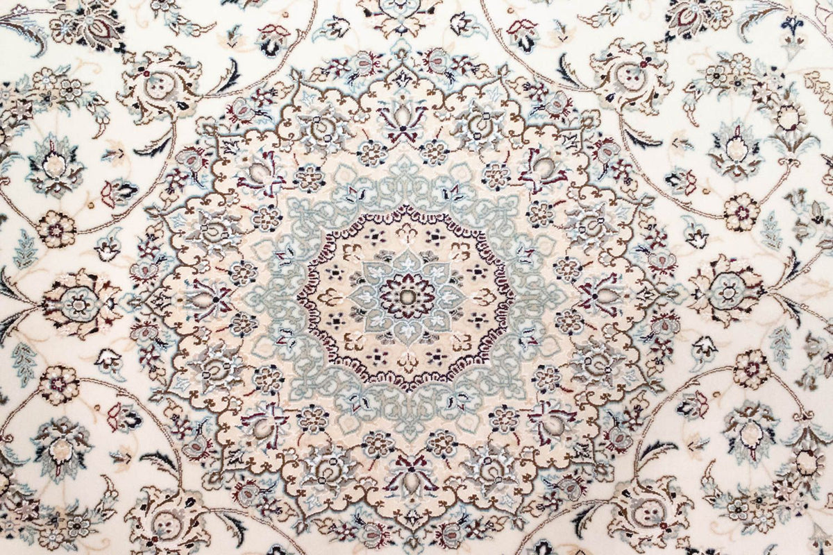 Tappeto Persero - Nain - Reale quadrato  - 255 x 242 cm - bianco naturale