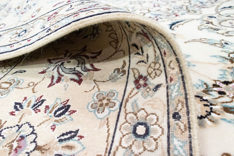 Tappeto Persero - Nain - Reale quadrato  - 255 x 242 cm - bianco naturale