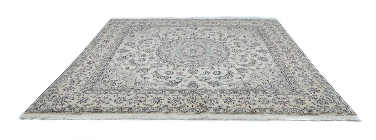 Tappeto Persero - Nain - Reale quadrato  - 255 x 242 cm - bianco naturale