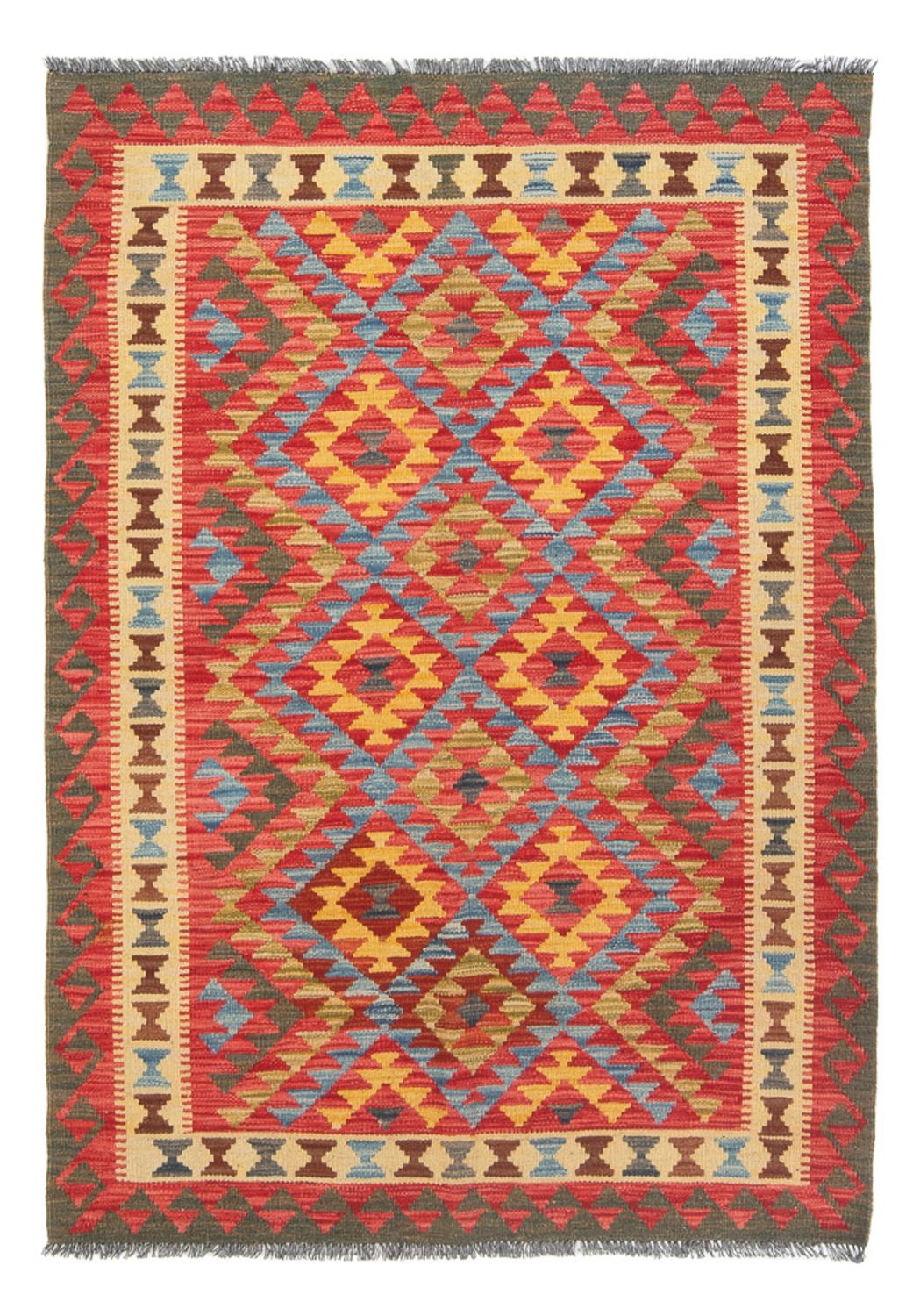 Tappeto Kelim - Splash - 152 x 112 cm - multicolore