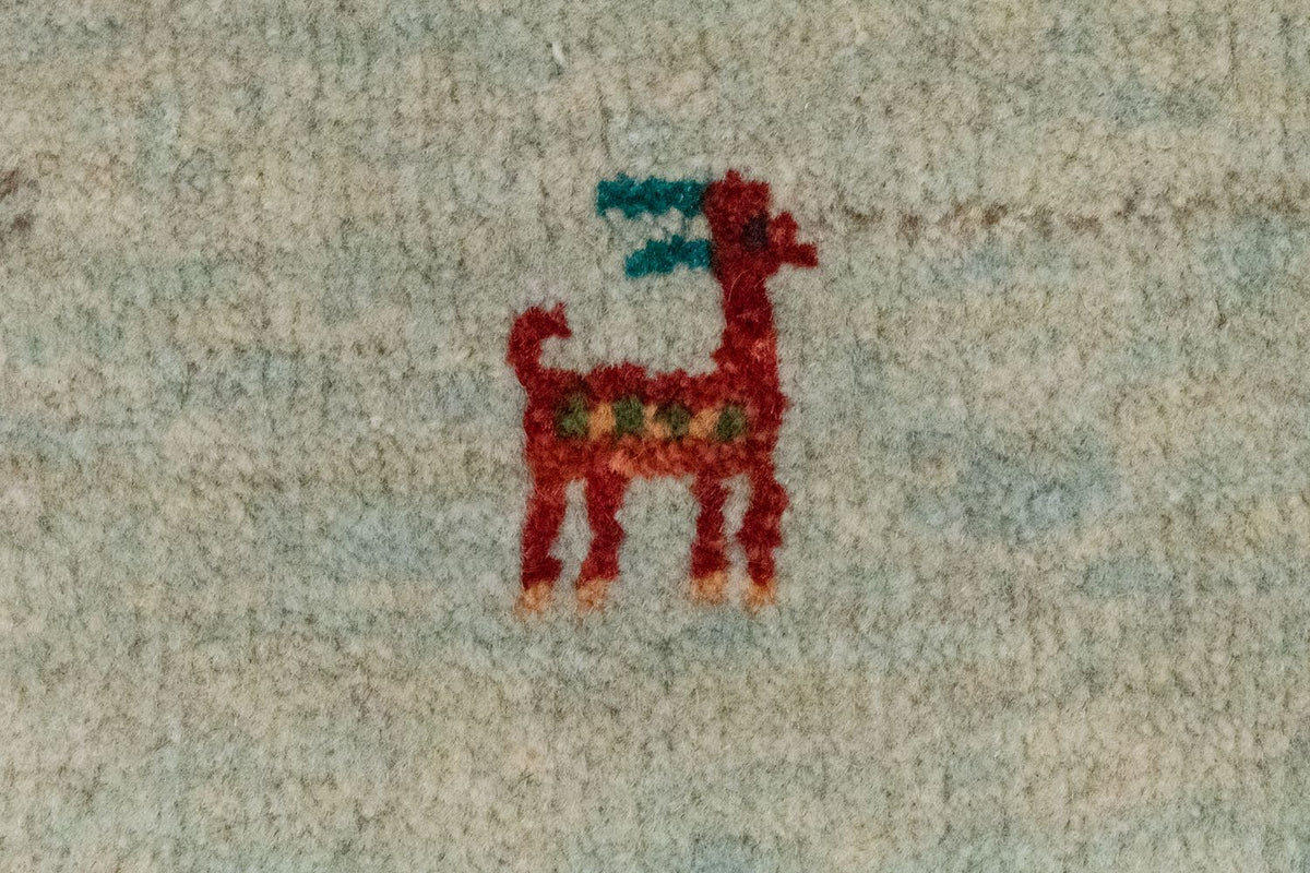 Tappeto Gabbeh - Persero - 60 x 40 cm - multicolore