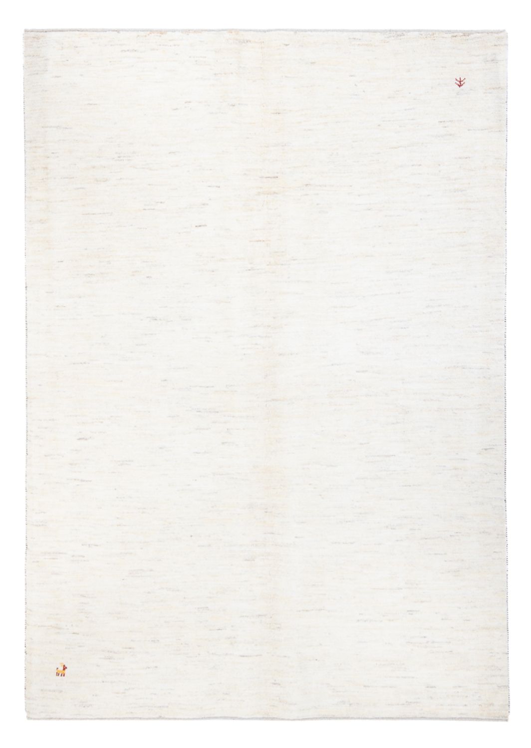 Tappeto Gabbeh - Persero - 236 x 166 cm - bianco