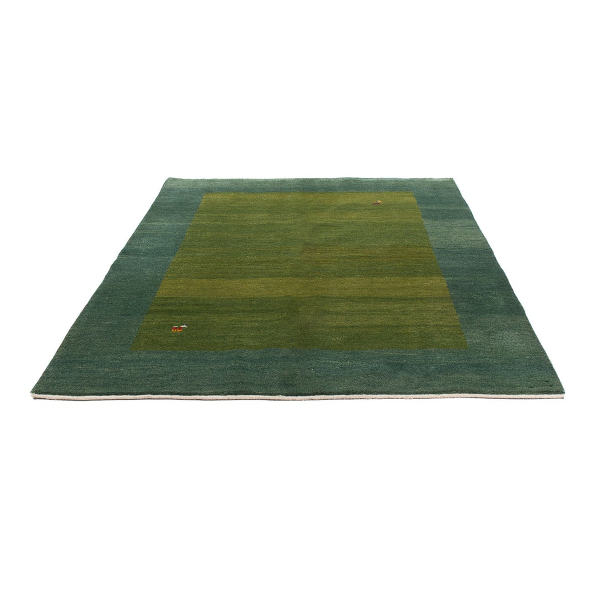 Tappeto Gabbeh - Persero - 203 x 146 cm - verde menta