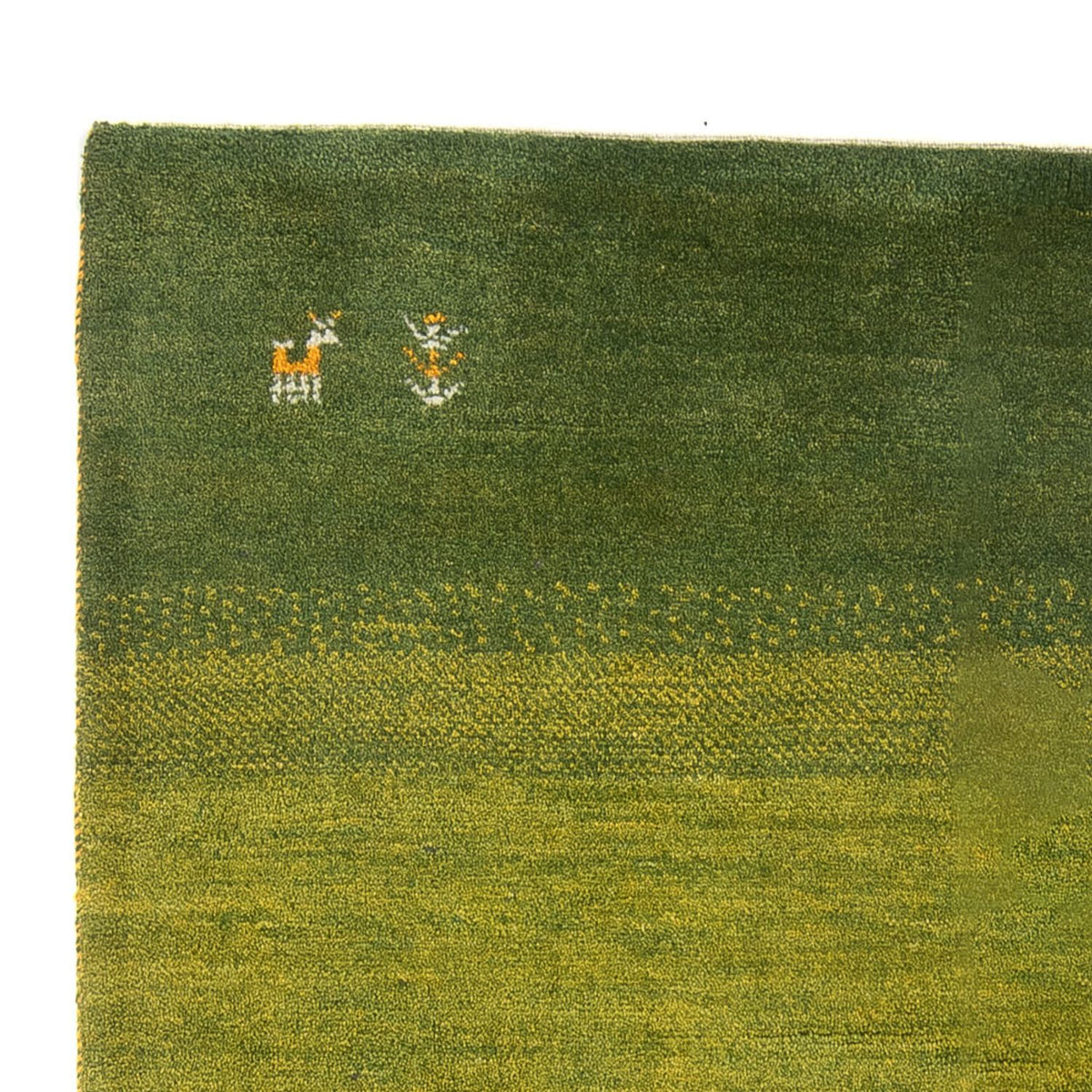 Tappeto Gabbeh - Persero - 201 x 148 cm - verde