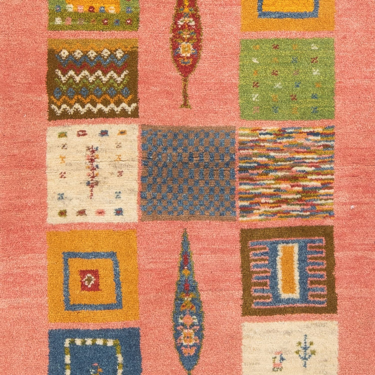 Tappeto corsia Tappeto Gabbeh - Persero - 198 x 83 cm - multicolore