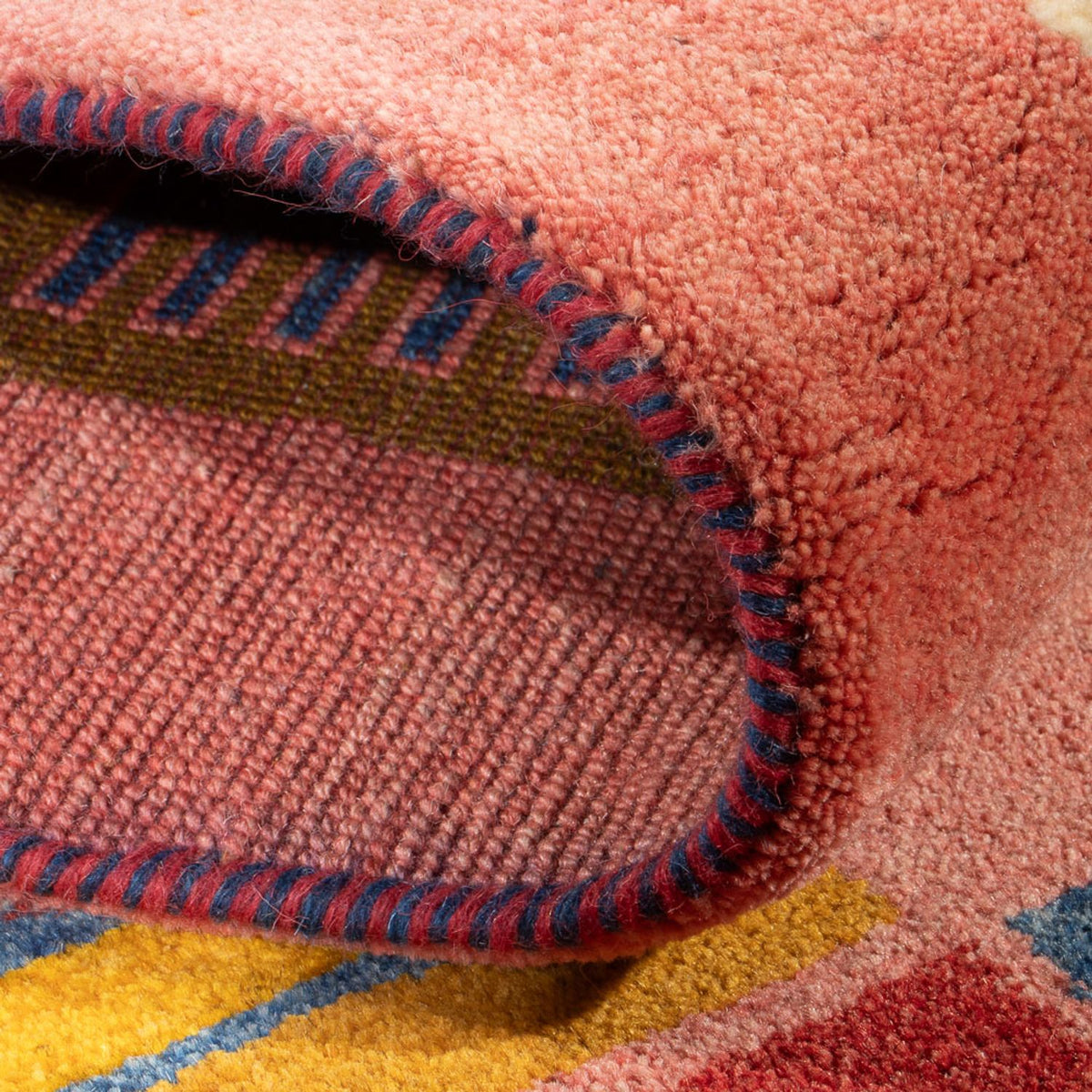 Tappeto corsia Tappeto Gabbeh - Persero - 198 x 83 cm - multicolore