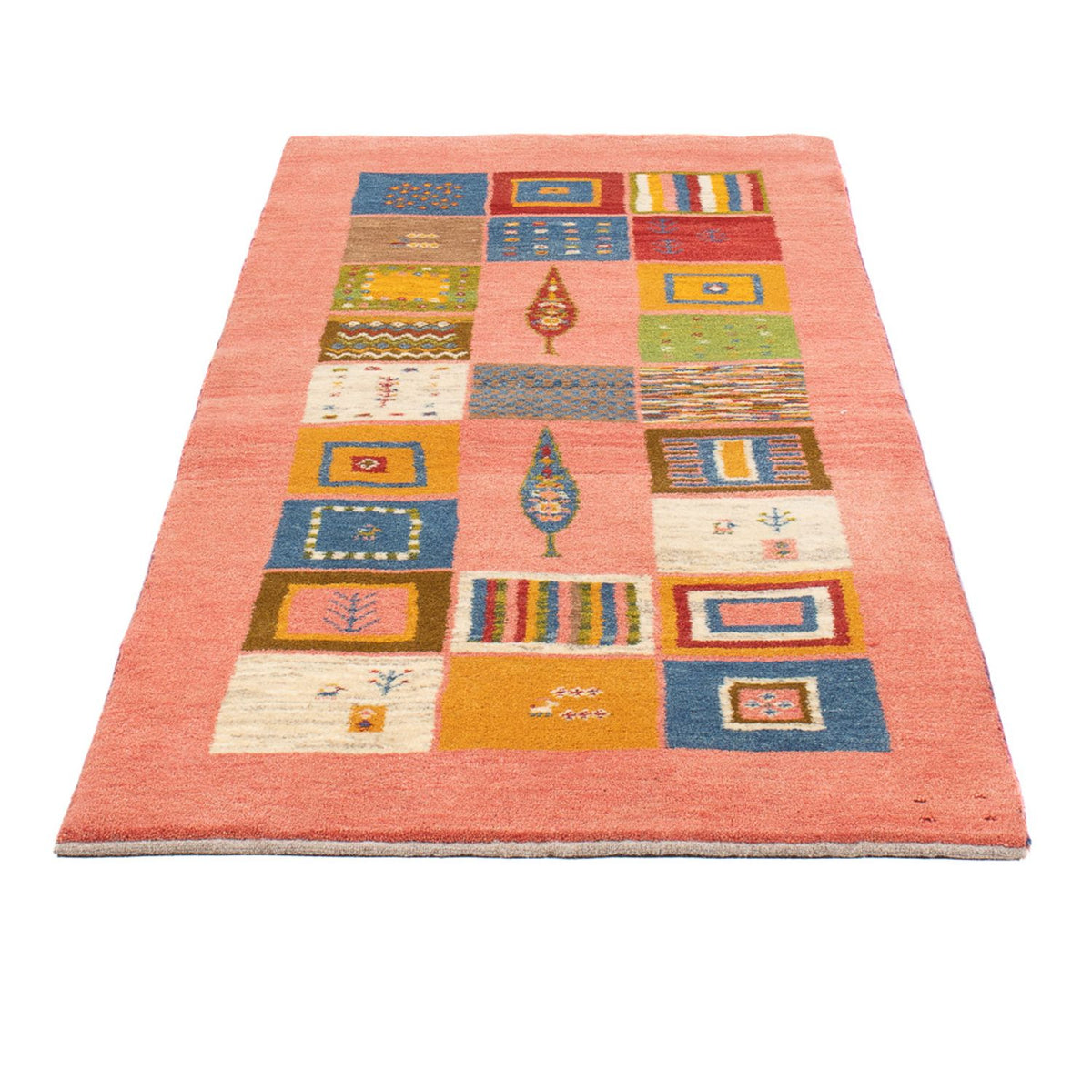 Tappeto corsia Tappeto Gabbeh - Persero - 198 x 83 cm - multicolore