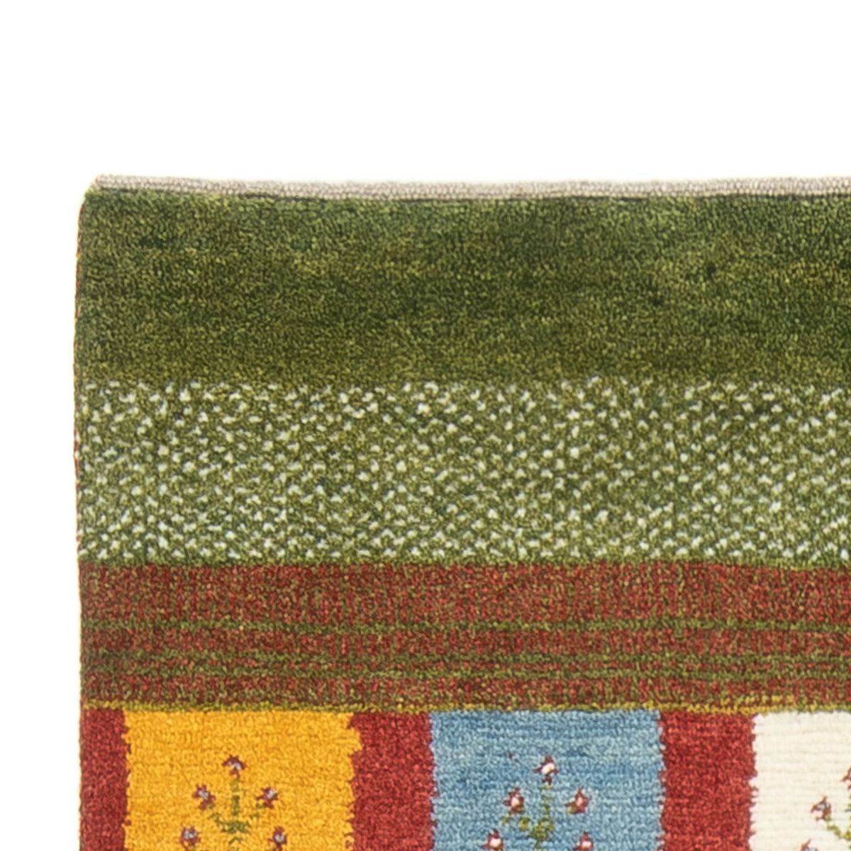 Tappeto corsia Tappeto Gabbeh - Persero - 200 x 82 cm - multicolore