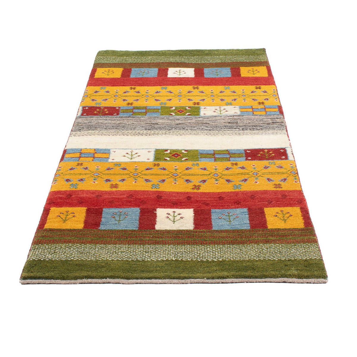 Tappeto corsia Tappeto Gabbeh - Persero - 200 x 82 cm - multicolore