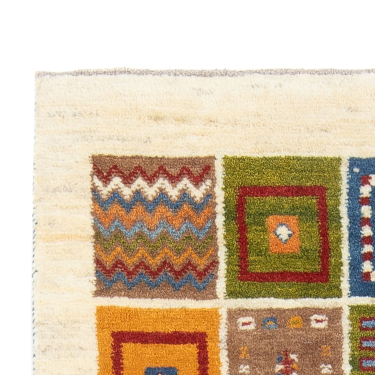 Tappeto corsia Tappeto Gabbeh - Persero - 242 x 83 cm - multicolore
