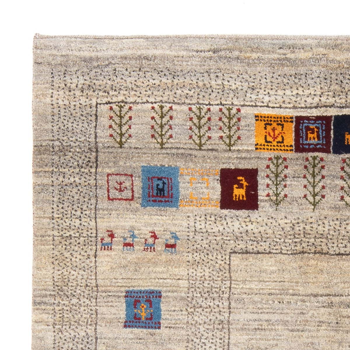 Tappeto Gabbeh - Persero - 196 x 155 cm - multicolore