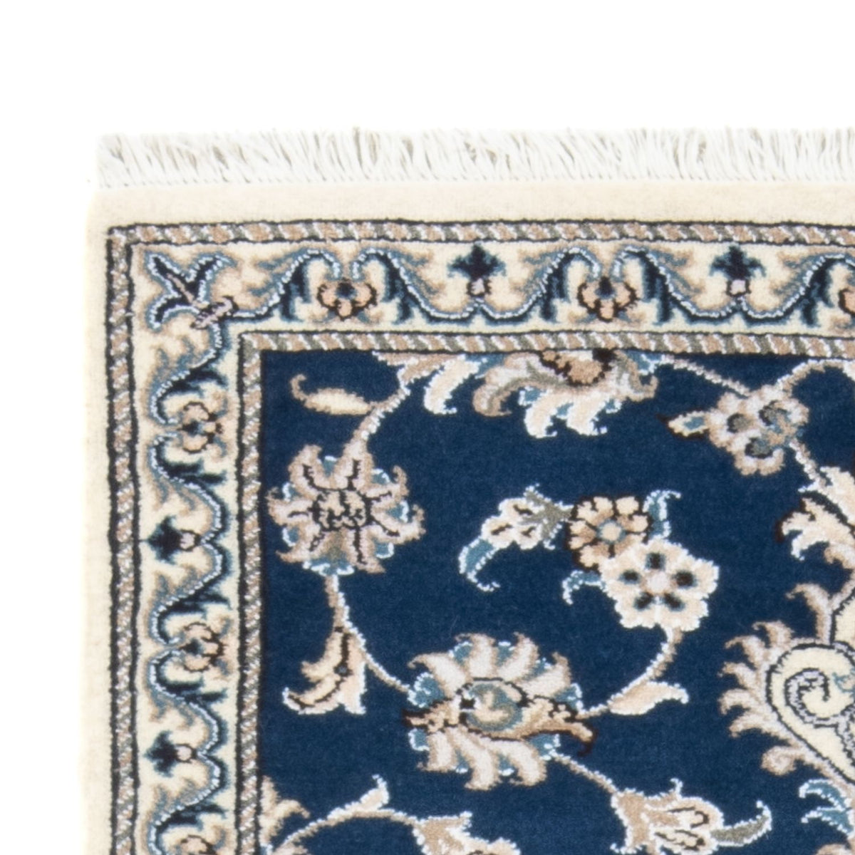Tappeto corsia Tappeto Persero - Nain - 200 x 79 cm - blu mare