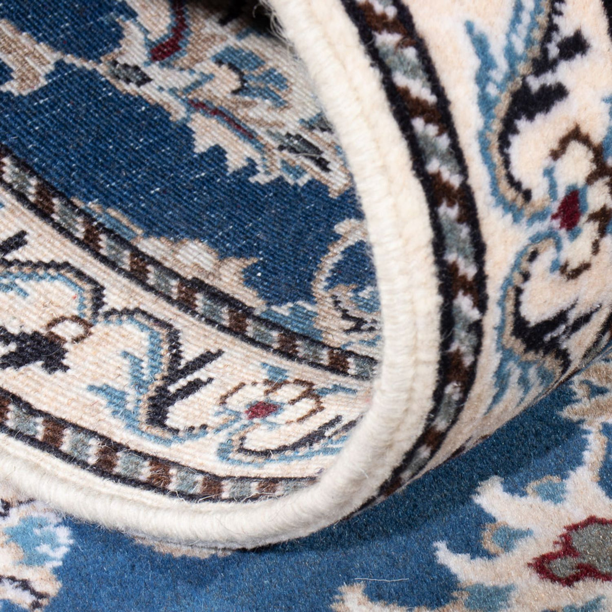 Tappeto corsia Tappeto Persero - Nain - 198 x 78 cm - blu mare