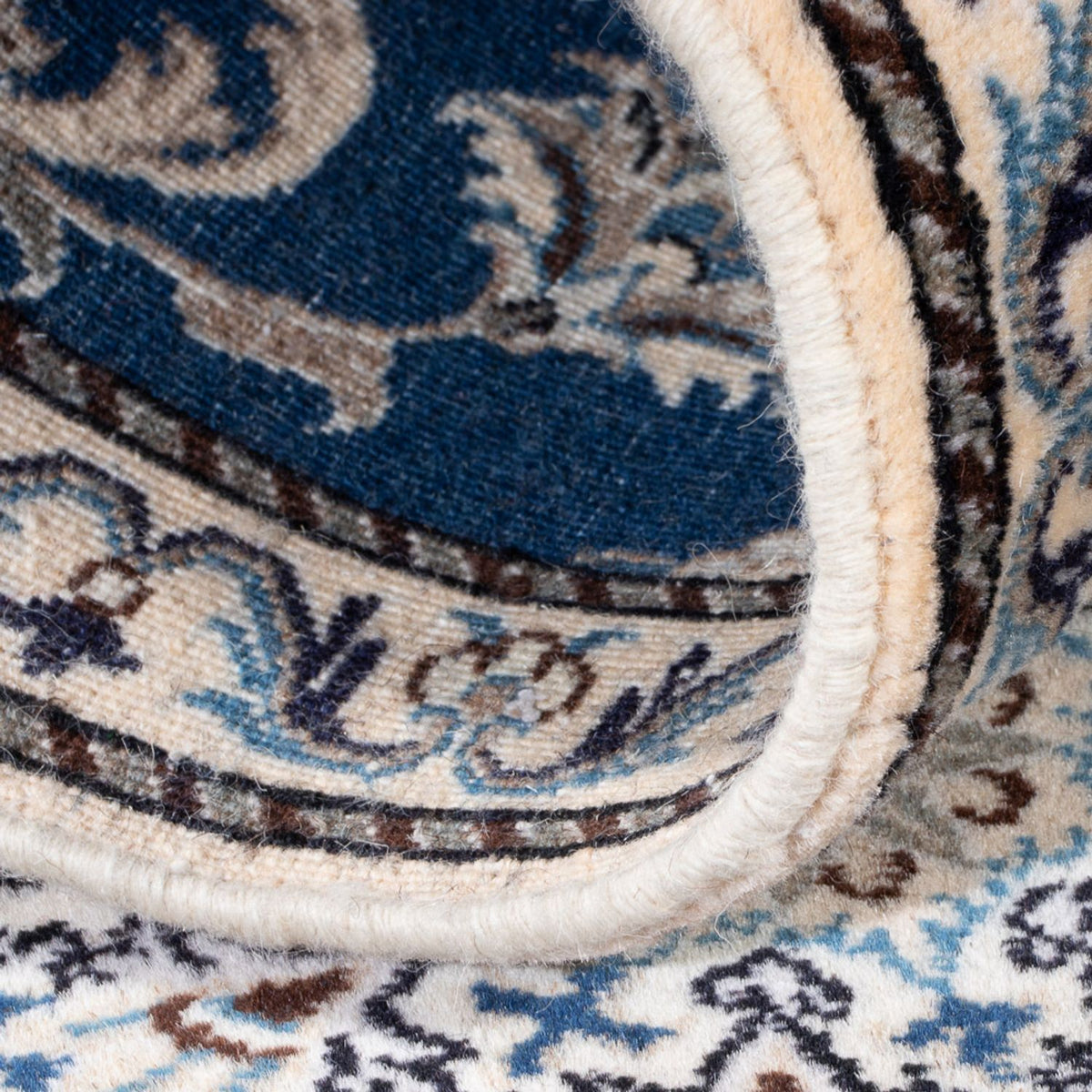 Tappeto corsia Tappeto Persero - Nain - 198 x 79 cm - blu mare