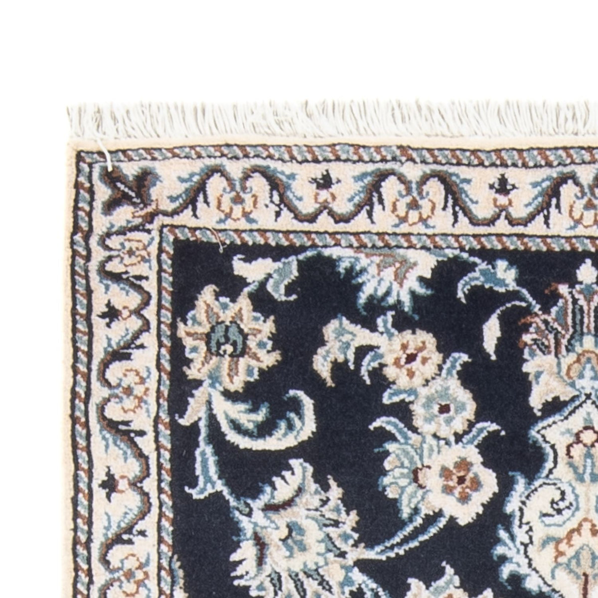 Tappeto corsia Tappeto Persero - Nain - 210 x 79 cm - blu scuro