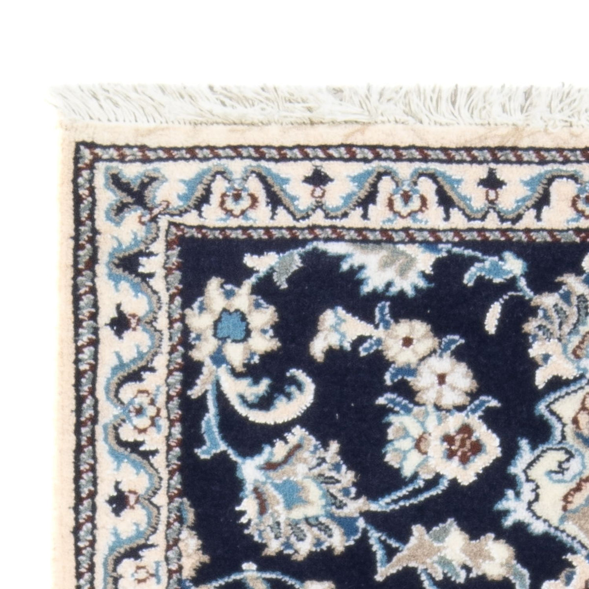 Tappeto corsia Tappeto Persero - Nain - 197 x 77 cm - blu scuro