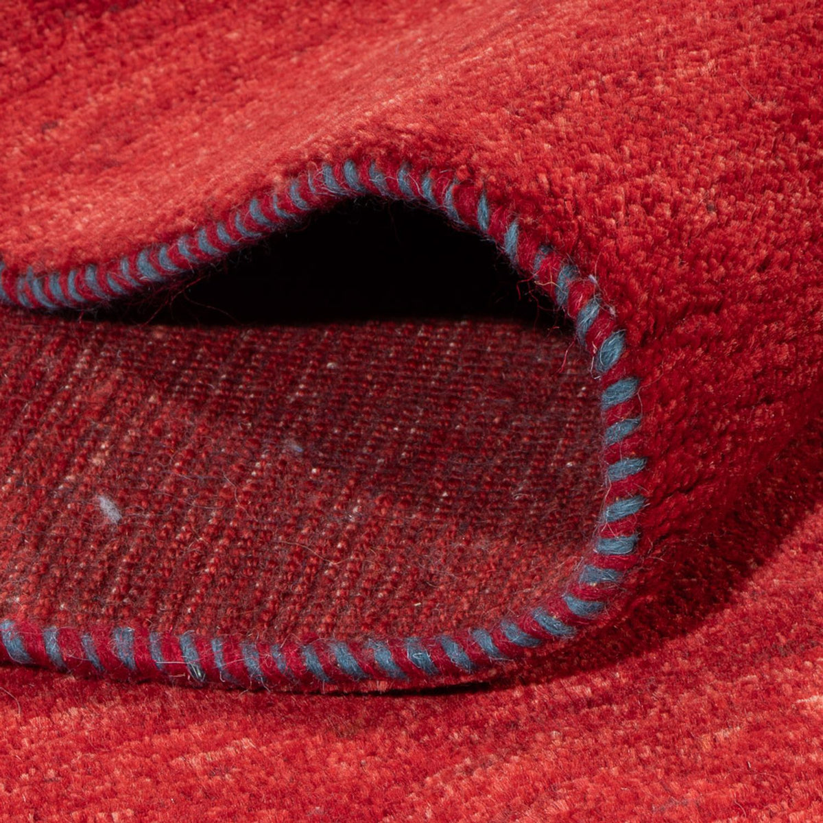 Tappeto Gabbeh - Persero quadrato - 216 x 207 cm - rosso