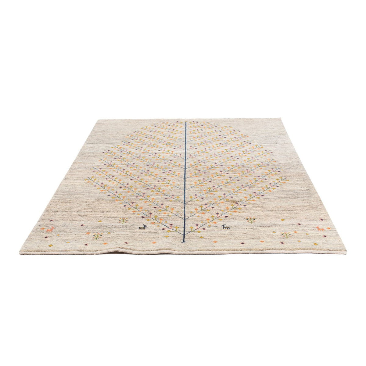 Tappeto Gabbeh - Persero - 200 x 151 cm - beige scuro