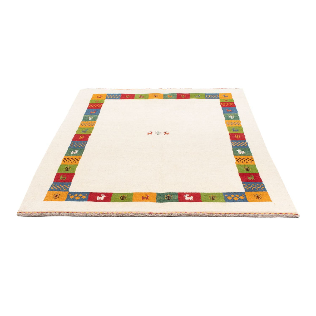 Tappeto Gabbeh - Persero - 182 x 119 cm - multicolore